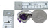 Silver And Magenta Turquoise Flower Dragonfly Southwestern Ring Size 8-1/2 VX59033
